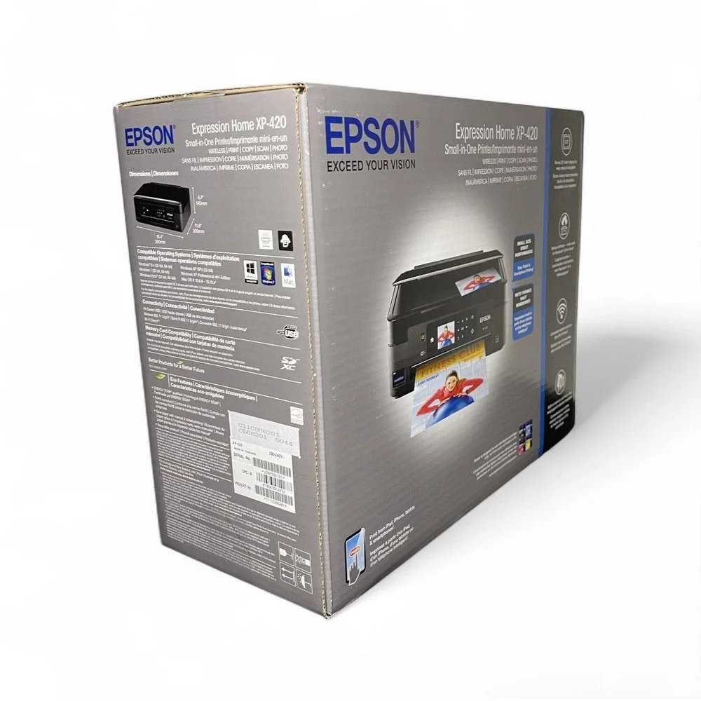 Brand New! Epson Expression Home XP-420 All-in-One Printer - Copy, Scan, Photo